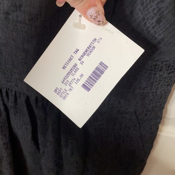 BCBGeneration black dress 12 NWT - Picture 9 of 9